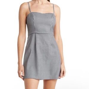 NWT FRENCH CONNECTION GINGHAM MINI DRESS